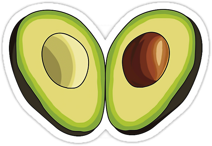 Avocado Freetoedit Sticker By Writerdownunder