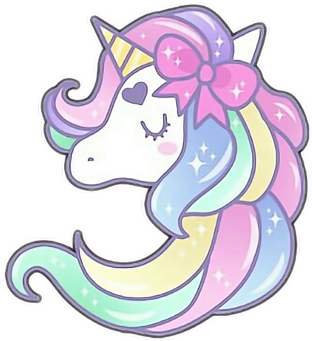 rainbow cute unicorn - Sticker by @mayu