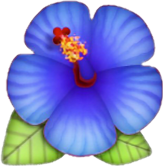 flower emoji lotus blue rose morelife...