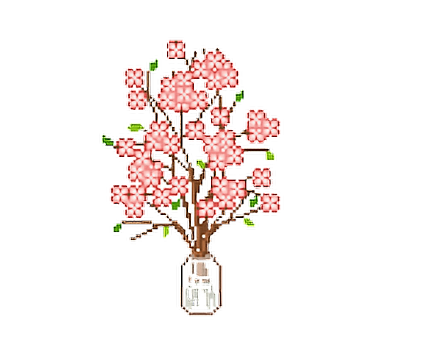 tumblr png flowers pixel Pink cute kawaii...