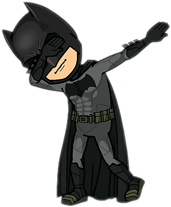 bitmoji batman dab freetoedit sticker by @iaragallardo3113