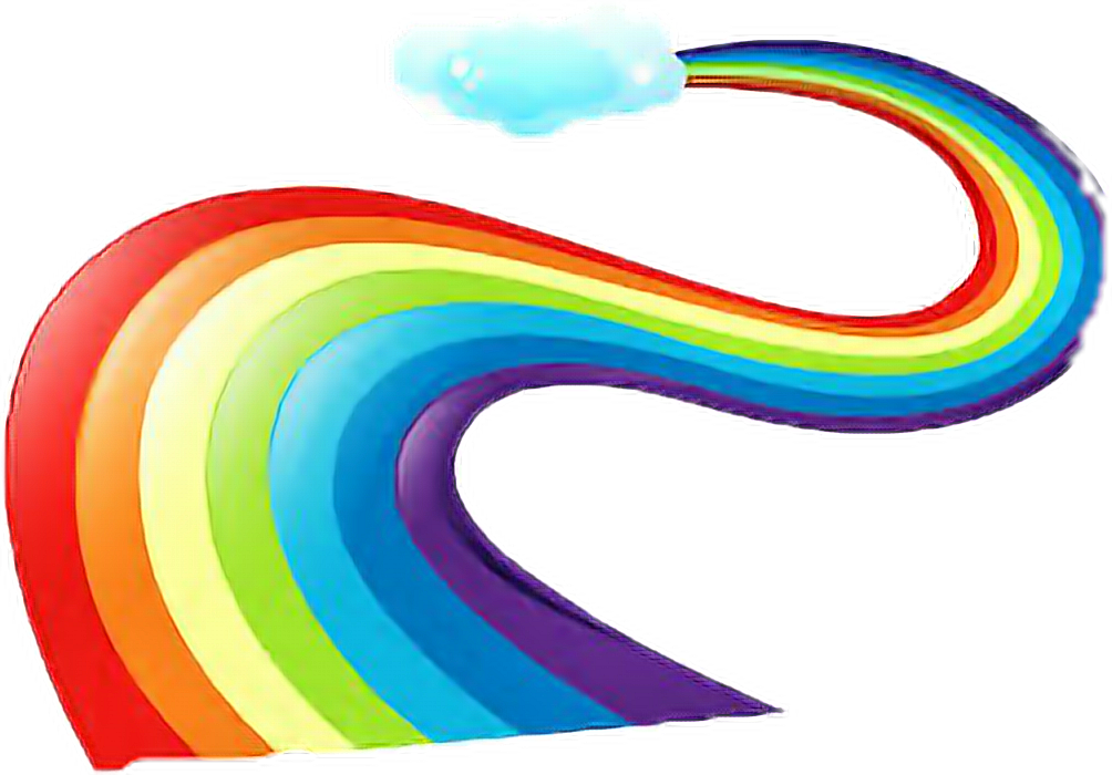 rainbow rainbowheart rainbowpony sticker by @lonelinzkilz
