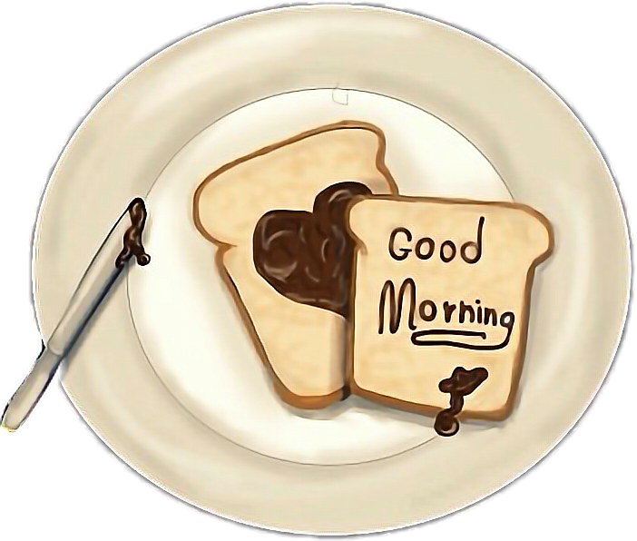 Morning Goodmorning Breakfast Sticker By @nessacoronado