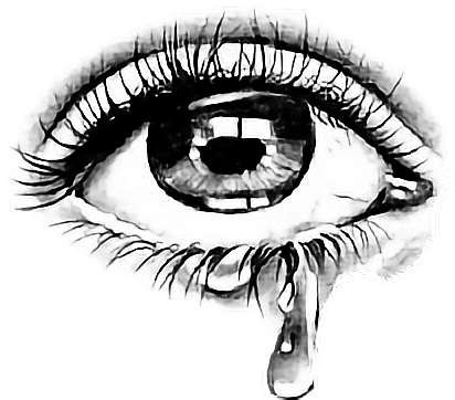 Tear Eye Sticker By Taliafera