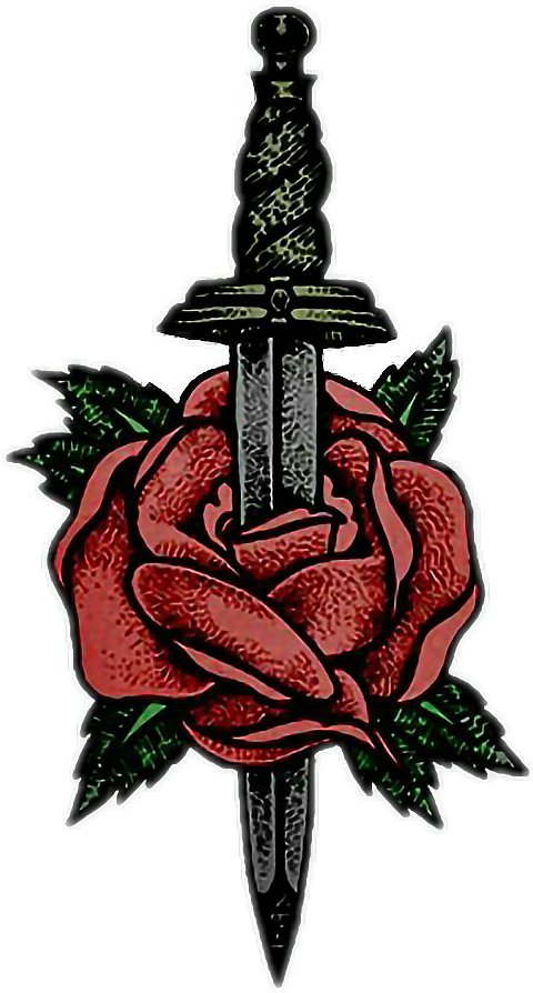 rose rojo espada freetoedit #rose #rojo sticker by @luana7u7