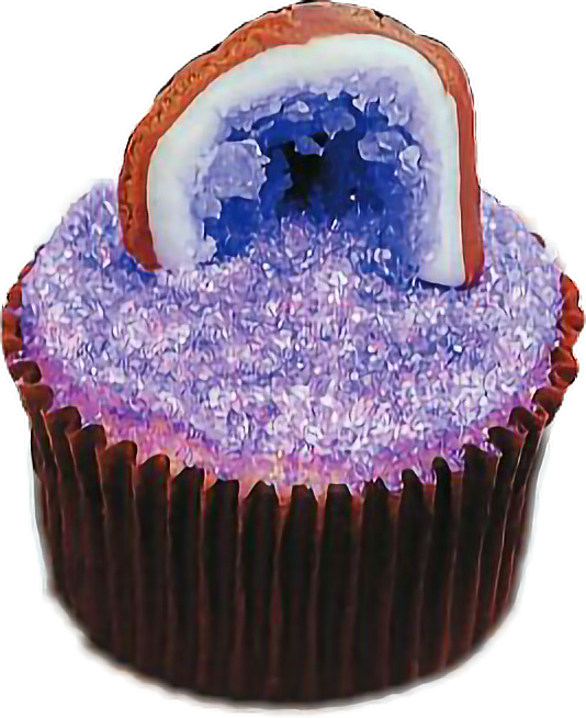 love crystal crystals cupcake sticker by queen12100