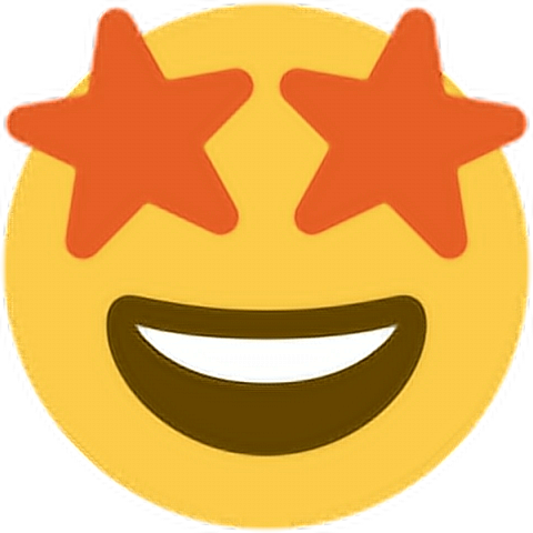 star eyes orange shape starryeyed emoji emoticon face...