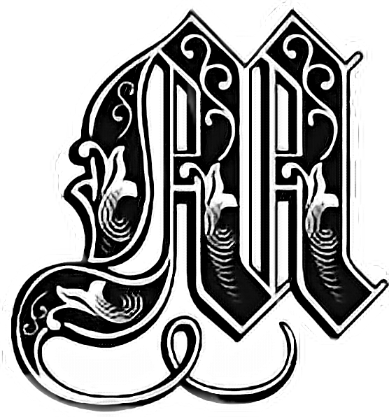 letter m tattoo fonts