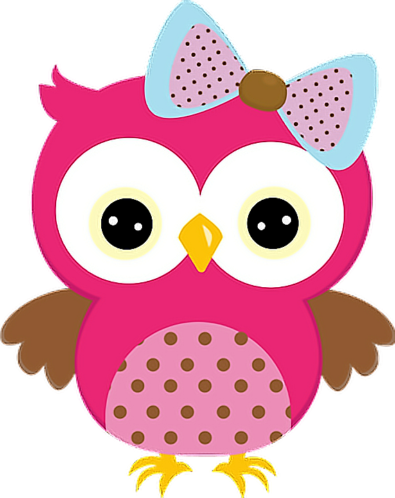 owl pink cute freetoedit #owl #pink sticker by @hychegirl23