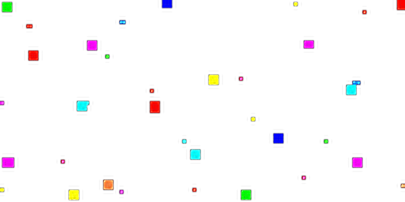 Конфетти анимация на прозрачном фоне для презентации