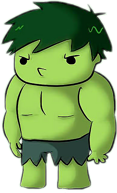 Cute Cartoon Baby Hulk