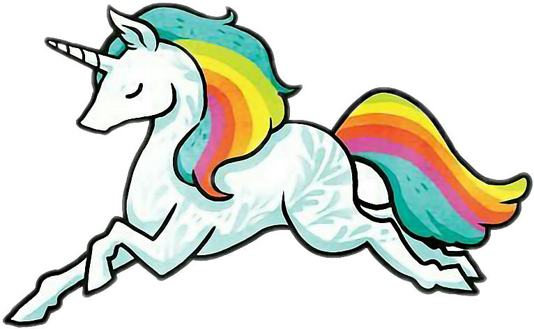 unicorn rainbow gokkusagi freetoedit sticker by @zeyxnight