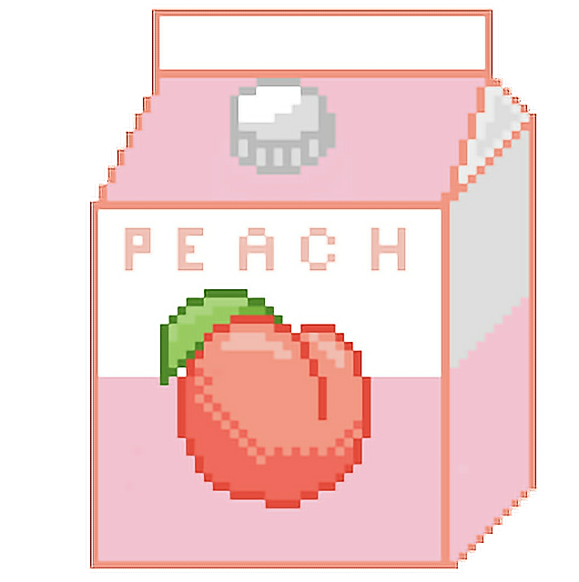 juice cute peach peachy sticker by @lightningmcdragqueen