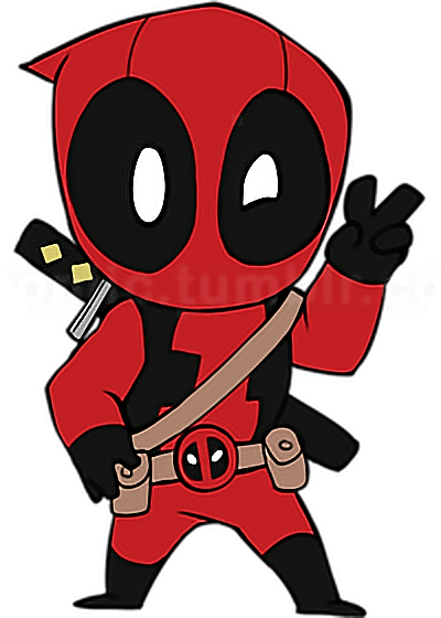 freetoedit deadpool chibideadpool sticker by @stickers707