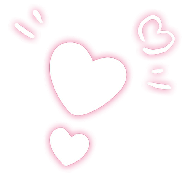 love heart pink neon freetoedit #love sticker by @vivian_cat