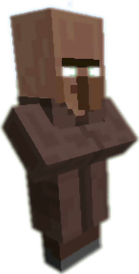 villagerminecraft freetoedit sticker by @bruhdudecatchalife