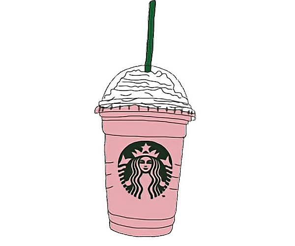 dibujo cool tumblr rosa starbucks sticker by @tamaraochoa43