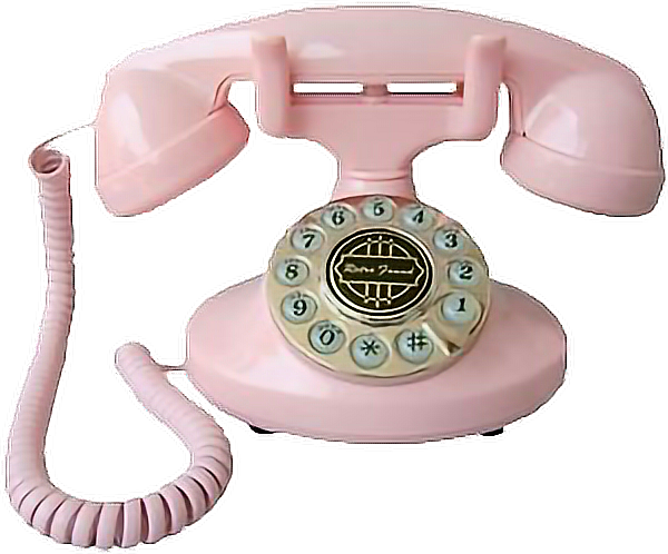 telephone phone pink pinkpolyvore sticker by @polywhore