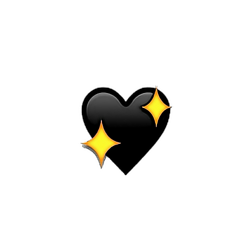 corazon black blackheart freetoedit sticker by @_lolubius_