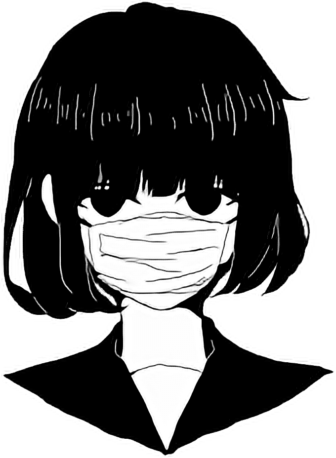 anime edgy blackandwhite black white aesthetic art free - Anime A