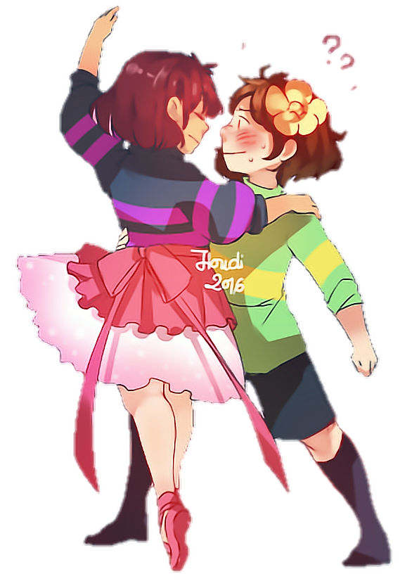 Charisk Frisk Chara Undertale Sticker By @miilkcrap