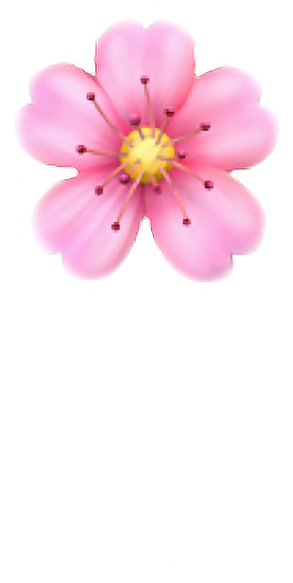 flower emoji pink - Sticker by 🔹